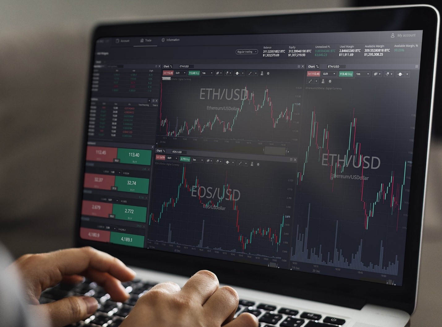 Cryptocurrency trading platform